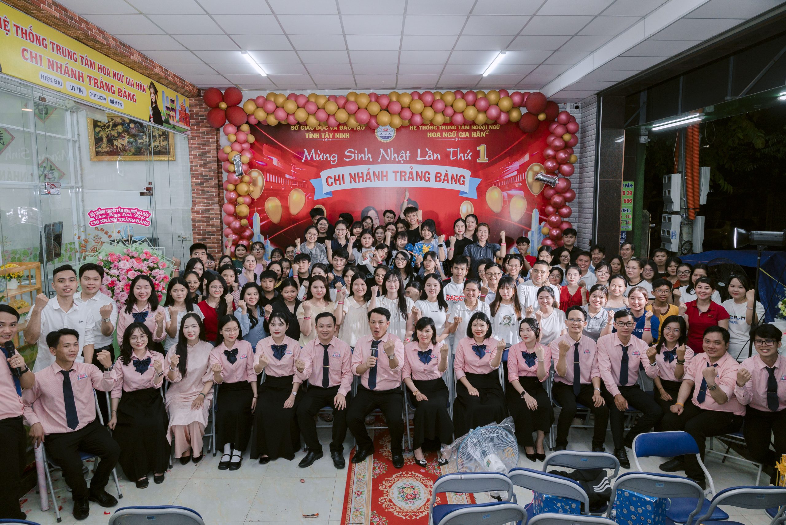 Sinh Nhật 1 Tuổi Hoa Ngữ Gia Hân – Chi Nhánh Trảng Bàng