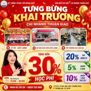 Khai Trương Chi Nhánh Thuận Giao